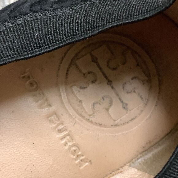 Womens Tory Burch Suede Carolina Ballet Flats Shoes - Picture 10 of 11